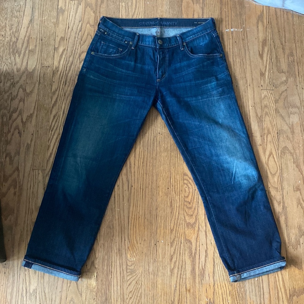 Citizens of Humanity Dylan drop rise cropped jeans size 28.